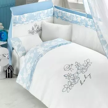 Комплект постельного белья из 3 предметов серия - Baby birdie