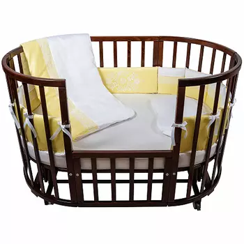 Комплект в кроватку Chepe for Nuovita - Tenerezza /Нежность, 6 предметов, бело-желтый