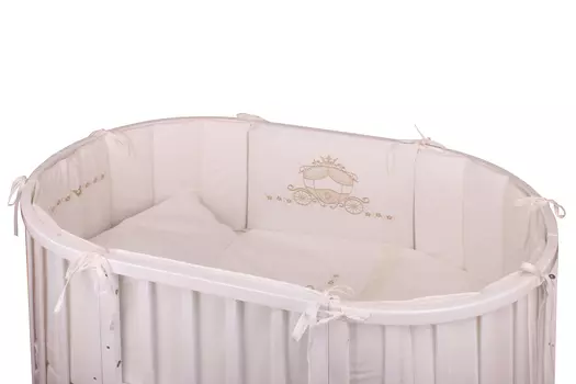 Комплект в кроватку - Prestigio Atlante, 6 предметов, rosa