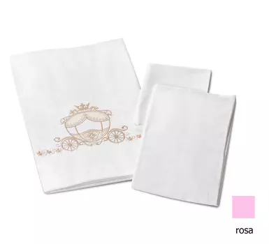 Комплект в кроватку Prestigio Pizzo, 6 предметов, rosa