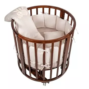 Комплект в люльку Nuovita - Leprotti, 6 предметов, кофейный