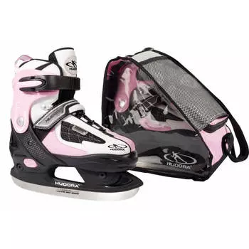 Коньки Hudora - Set HD розовый, размер 36-39
