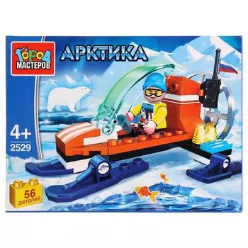 Конструктор Арктика, с фигуркой, 56 деталей