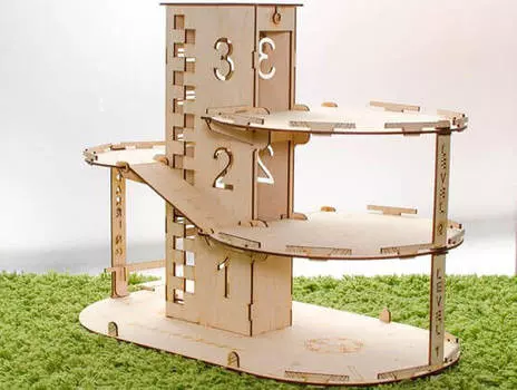 Конструктор - Авто паркинг с лифтом для машин