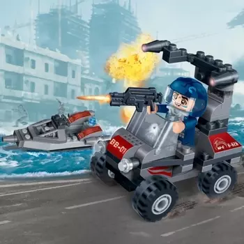 Конструктор - Боевая машина, 121 деталь