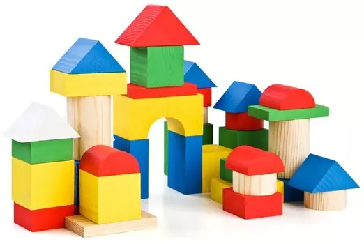 Конструктор - Цветной, 43 детали