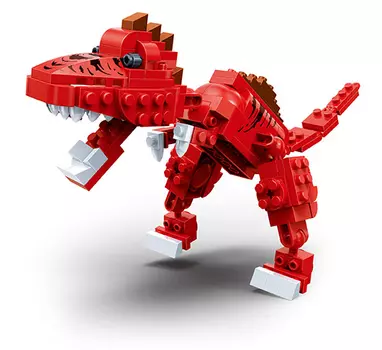 Конструктор Динозавр, 155 деталей