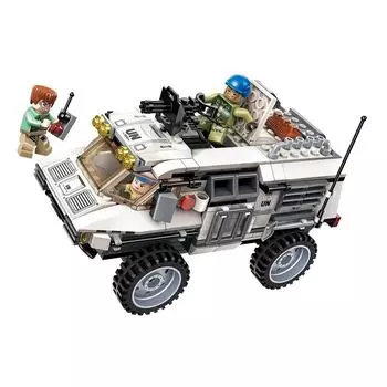 Конструктор - Джип с фигурками, 300 деталей )