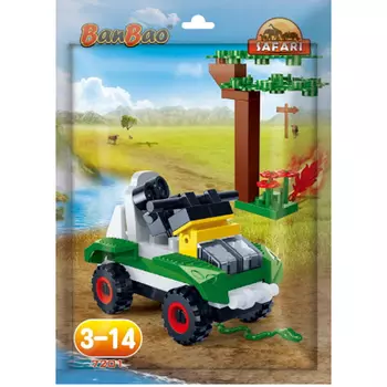 Конструктор - Джип в пакетике, 37 деталей