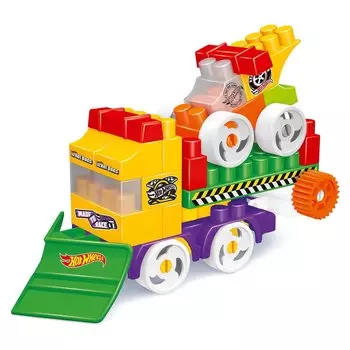 Конструктор Hot Wheels, серия Trailerz Crunch + Wasp