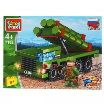 Конструктор из серии Армия: ЗРК С-300, с фигуркой, 87 деталей