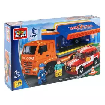 Конструктор из серии Камаз - Техпомощь, с фигурками, 189 деталей