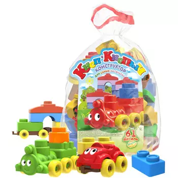 Конструктор из серии Кноп-Кнопыч, 61 деталь