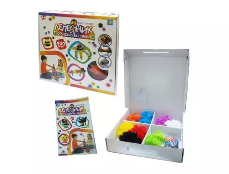 Конструктор из серии Лепейник 364 детали и 36 аксессуаров