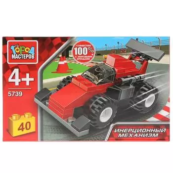 Конструктор из серии Ралли: Спорткар с инерцией, 40 деталей