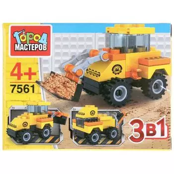 Конструктор из серии Стройка - Бульдозер 3 в 1, 27 деталей
