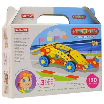 Конструктор из серии Техно Болид, 120 деталей