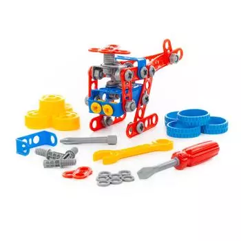 Конструктор - Изобретатель, 91 элемент, в коробке