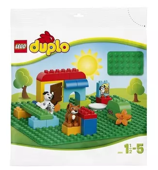 Конструктор Lego Duplo - Строительная пластина зеленого цвета