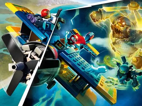 Конструктор Lego Hidden Side - Трюковый самолет Эль-Фуэго