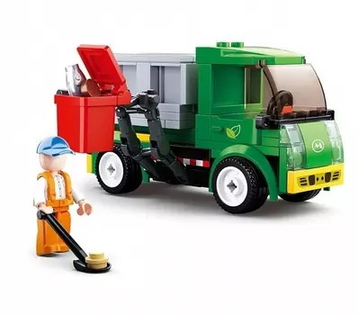 Конструктор - Машина с фигурками, 118 деталей