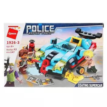 Конструктор - Машина с фигурками, 147 деталей