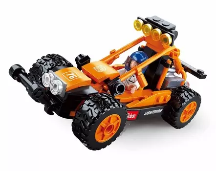 Конструктор - Машина с фигуркой, 113 деталей