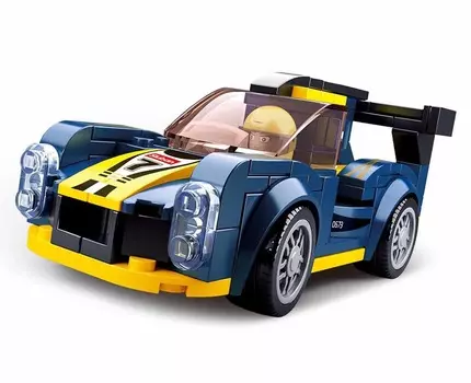 Конструктор - Машина с фигуркой, 154 детали