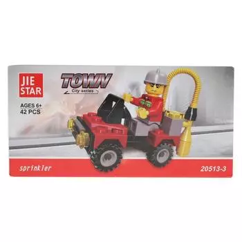 Конструктор - Машина с фигуркой, 42 детали