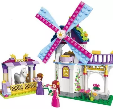 Конструктор - Мельница с фигурками, 210 деталей