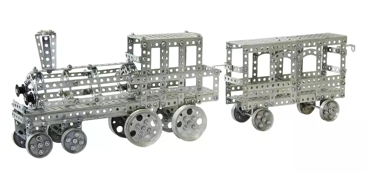 Конструктор металлический. Железная дорога