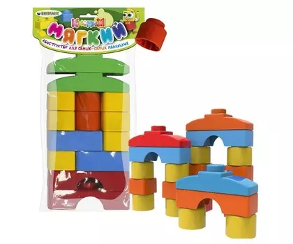 Конструктор мягкий для малышей, 14 деталей, в пакете