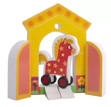 Конструктор мягкий - Лошадка Иго-Го, EVA