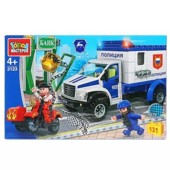 Конструктор - Ограбление банка, 131 деталь