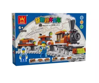 Конструктор - Поезд, 185 деталей
