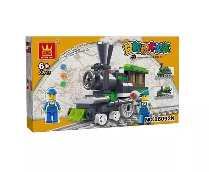 Конструктор - Поезд, 82 детали