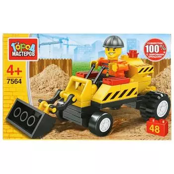 Конструктор - Погрузчик, с фигуркой, 48 деталей