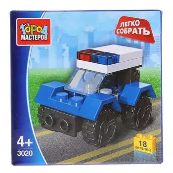 Конструктор – Полиция: Машина, 18 деталей
