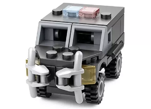 Конструктор – Полиция: машина, 43 детали