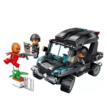 Конструктор - Полиция - Преследование подозреваемого, 144 детали )