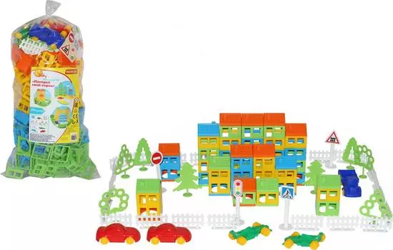 Конструктор – Построй свой город, 224 элемента