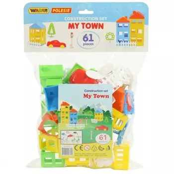 Конструктор - Построй свой город, 61 элемент в пакете