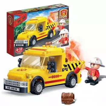 Конструктор - Пожарная машина, 105 деталей