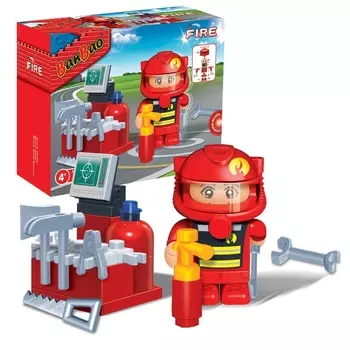 Конструктор - Пожарный, 25 деталей