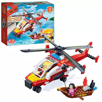 Конструктор - Пожарный вертолет, 191 деталь