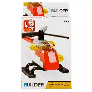 Конструктор – Пожарный вертолет, 31 деталь