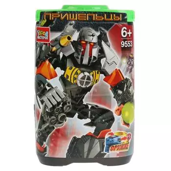 Конструктор - Пришелец, 61 деталь в банке