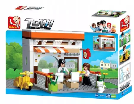 Конструктор – Ресторан с фигурками, 134 детали