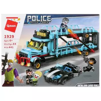 Конструктор с фигурками и аксессуарами - Машина, 441 деталь