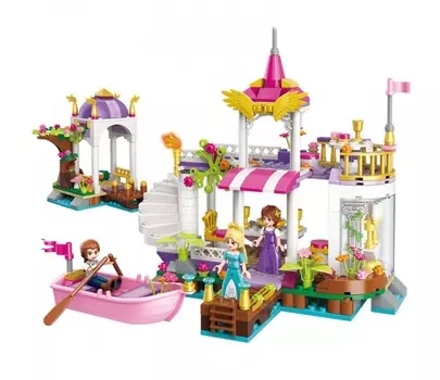 Конструктор с фигурками - Причал Принцессы, 394 детали